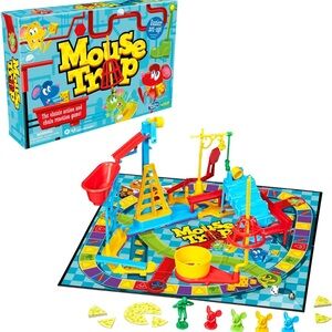Hasbro Gaming Mouse Trap Board Game, Kids Ages 6  Kids Game Mouse Trap Board